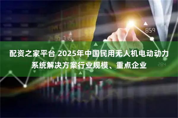 配资之家平台 2025年中国民用无人机电动动力系统解决方案行业规模、重点企业