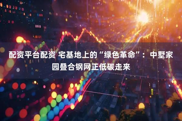 配资平台配资 宅基地上的“绿色革命”：中墅家园叠合钢网正低碳走来